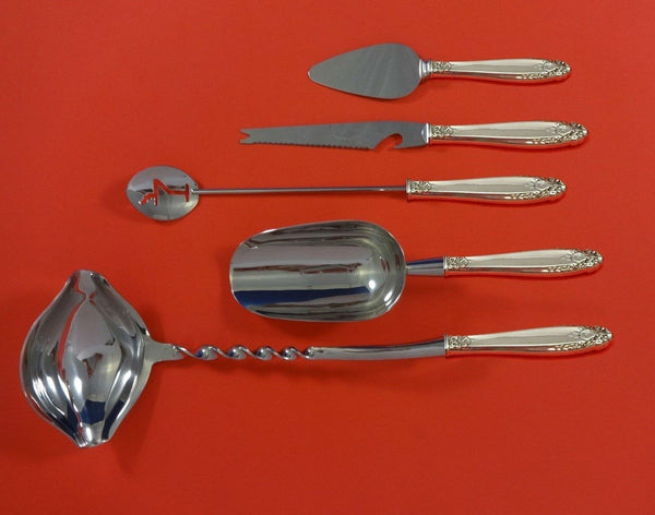 Prelude by International Sterling Silver Cocktail Party Bar Set 5pc Custom Made