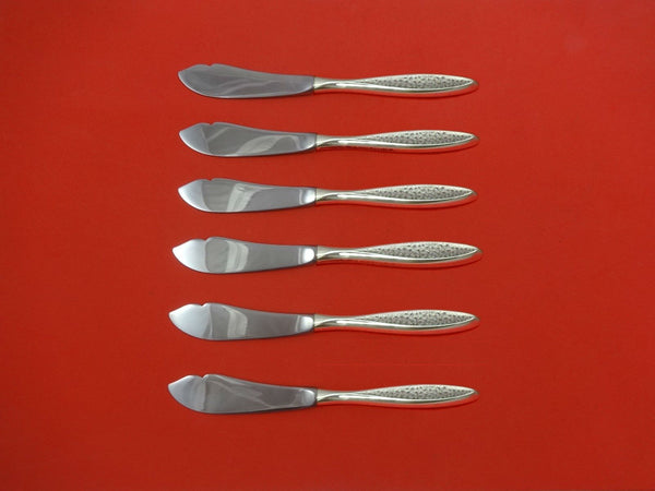 Snowflake by International Sterling Silver Trout Knife Set 6pc HHWS Custom Made