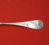 Rose Engraved by Seymour Sterling Silver Teaspoon 5 1/2" Flatware Heirloom