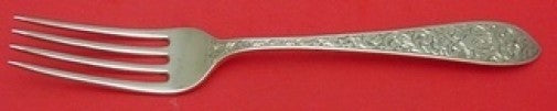 Colonial B Engraved by Whiting Sterling Silver Regular Fork 7 1/8" Flatware