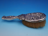 Heraldic by Whiting Sterling Silver Hairbrush #2162 9" x 3 1/2" x 1 3/4" (#9110)