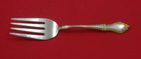 English Georgian Gold by Lunt Sterling Silver Cold Meat Fork 7 3/4" Serving