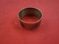 Mexican Mexico Sterling Silver Napkin Ring Brushed Round 3/4" x 1 1/2" 0.43ozt