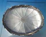 Chinese Export Sterling Silver Ashtray Chrysanthemum Design w/ Ball Feet (#5758)
