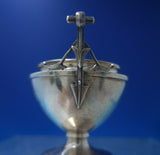 Lotus by Gorham Sterling Silver Salt Dip Master GW #537 2 1/2" x 3 1/4" (#5424)