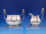 Bust by Gorham Sterling Silver Sugar & Creamer #420 Dated 1868 (#8404)