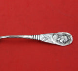 Medallion aka Etruscan aka Homeric by Shiebler Sterling Serving Spoon 8 5/8"