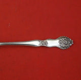 Adolphus by Mount Vernon Sterling Silver Cold Meat Fork GW Pierced w/ Flowers 7"