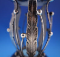 Fina Sterling Silver Centerpiece on Pedestal w/Leaf Berries #300 25.1ozt (#7058)