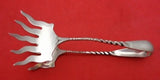 Square Twist #5 by Whiting Sterling Silver Sardine Tong 5 1/4" Serving