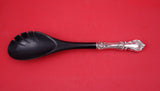 Burgundy by Reed and Barton Sterling Salad Serving Fork w/ black nylon 11 3/4"