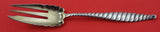 Oval Twist by Whiting Sterling Silver Pastry Fork Gold Washed 6 1/4" Heirloom