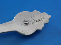 Gorham Sterling Banana Server pierced brite-cut Aesthetic Applied Beetle 9 1/2"