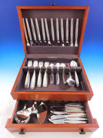 Cypress by Georg Jensen Sterling Silver Flatware Set Service 77 pcs Dinner