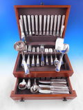 Old Danish by Georg Jensen Sterling Silver Flatware Set 12 Service 102 pc Dinner