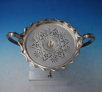 Tudor by Gorham Sterling Silver Butter Dish Bright-Cut 18.2 ozt. c.1881 (#5659)