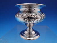 Floral by Shreve Sterling Silver Salt Dip and Pepper Shaker Set 2pc (#7768)