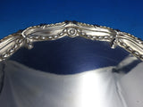 English Georgian Sterling Silver Salver Tray w/Rosettes Swags Applied Feet #8630
