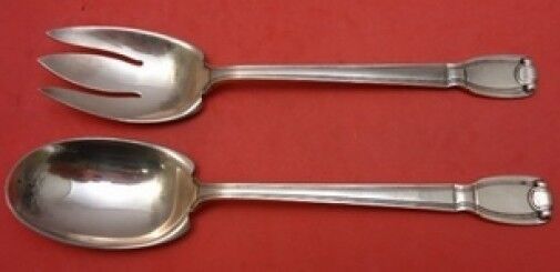 Castilian by Tiffany and Co Salad Serving Set Rare Copper Sample 10 1/4"