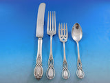 Chippendale Old by Alvin Sterling Silver Flatware Set for 6 Service 46 pc Dinner