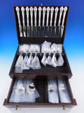 Hampshire by Durgin Sterling Silver Flatware Set Service 84 pieces Dinner Rare
