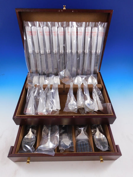 Ashmont by Reed & Barton Sterling Silver Flatware Set for 12 66 pcs Dinner New