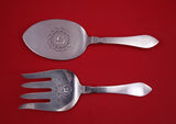Continental by Georg Jensen Sterling Silver Fish Serving Set Fancy Pierced 9 3/8