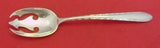 Silver Flutes by Towle Sterling Silver Holiday Dessert Fork Custom Made 6"
