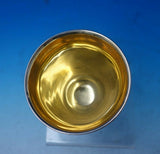 Judaica by Hatice .900 Silver Kiddush Cup Gold Washed Interior 6" x 3" (#5741)