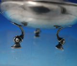 B and Shield English Sterling Silver Inkwell w/Deco Style Insect Handles (#5423)