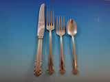 English Shell by Lunt Sterling Silver Flatware Service For 12 Set 68 Pieces