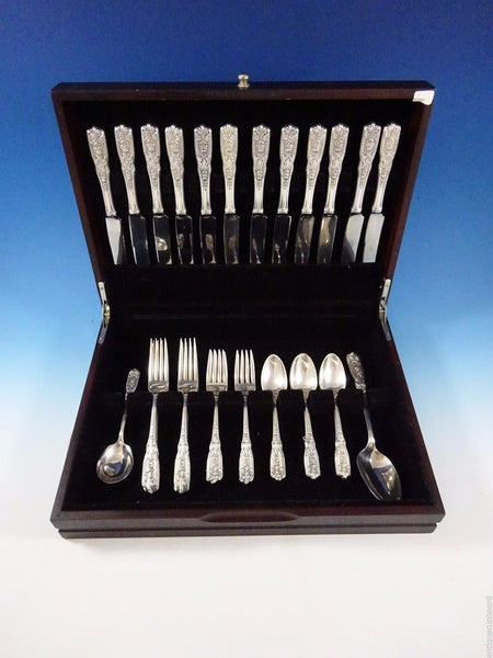 Milburn Rose by Westmorland Sterling Silver Flatware Set 12 Service 50 Pieces