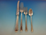 Chased Romantique by Alvin Sterling Silver Flatware Set Service 51 Pieces Dinner