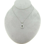 Platinum Pendant 1 Carat Fancy Gray Genuine Natural Diamond GIA Report (#J4654)