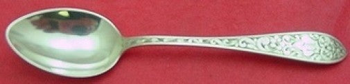 Colonial B Engraved by Whiting Sterling Silver Demitasse Spoon 4 1/4"