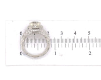18k 1.55 Carat Genuine Diamond Engagement Ring with GIA Report 2.55cttw (#J6741)