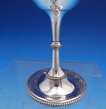 John Evans English Victorian Sterling Silver Goblet Fancy Engraved 6 1/4" #7932