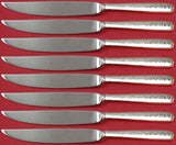 Rambler Rose by Towle Sterling Silver Steak Knife Set 8pc Not Ser Custom