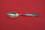 Flora by Shiebler Sterling Grapefruit Spoon w/ pond lily 5 3/4"