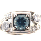 14k Gold .63ct Blue Montana Genuine Natural Sapphire from Rock Creek, MT #J6391