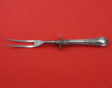 American Victorian by Lunt Sterling Silver Steak Carving Fork HH WS 9" Heirloom