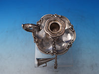 English Georgian Sterling Silver Inkwell on Tray London 1829 Joseph Argell #7315