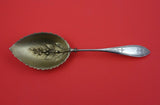 Blueberry by Gorham Sterling Silver Large Berry Spoon GW w/ 3-D berries 10 3/4"
