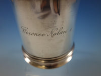 Whiting Sterling Silver Baby Child's Cup Mug Brite-Cut Ivy Vintage Antique #188A