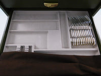 Vendome Arcantia Christofle Silverplate Flatware Set 12 Service 121 pcs Unused