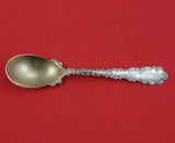 Waverly by Wallace Sterling Silver Egg Spoon Gold Washed 5" Heirloom Silverware