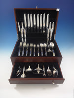 Contour by Towle Sterling Silver Flatware Set Service 64 Pieces Modern Clean