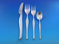 Duo by Christofle Silverplate Flatware Service for 12 Set 77 pieces Dinner