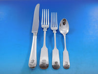Sheaf of Wheat by Durgin Gorham Sterling Silver Flatware Service 91 pcs Dinner