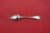 Rubans et Clochettes by Christofle Silverplate Coffee Spoon w/ crest 4 7/8"